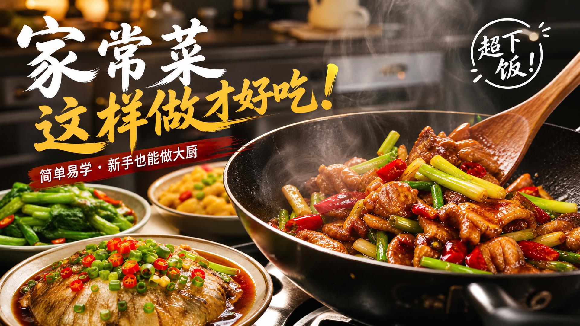 抖音揭秘家常菜视频教程
